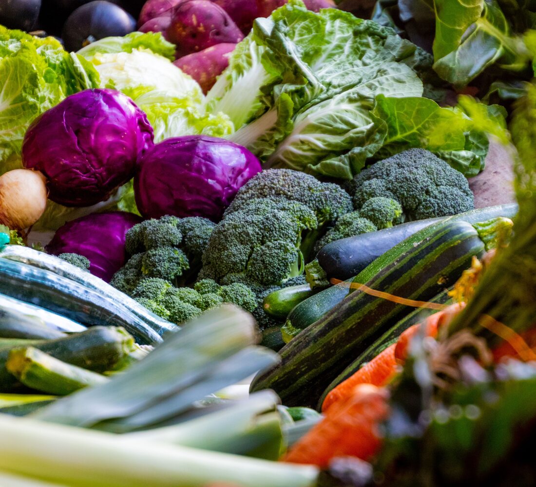 Fresh groceries ready to be picked up and delivered
